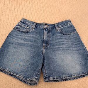 Levi's High Baggy Jean Shorts
